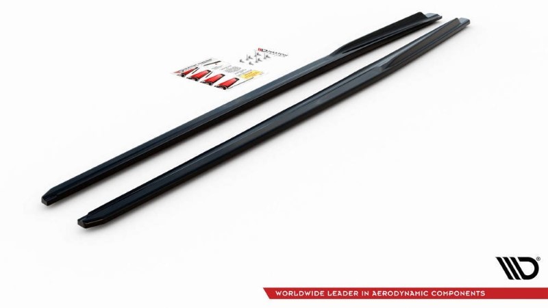 ZijSkirts Diffusers V.2 Audi RS3 8V Sportback Facelift Glanzend Zwart