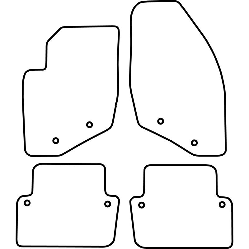 Automatten Velours  Volvo S80/V80 1998-2006