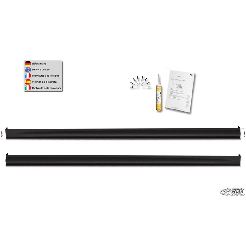Sideskirts  Renault Megane I Hatchback/Sedan 1996-2003 'Edition' (ABS)