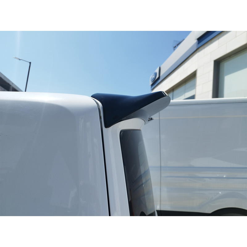Motordrome Dakspoiler V.3  Ford Transit Custom (V710) 2023- & Volkswagen Transporter T7 2024- (met achterklep) (PU)