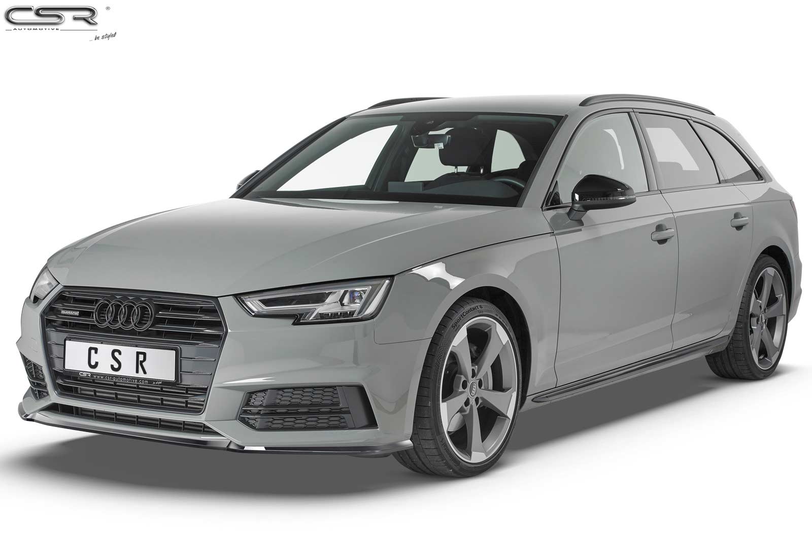 Voorspoiler Audi A4 B9 8W S-Line / S4 B9 8W Carbon look
