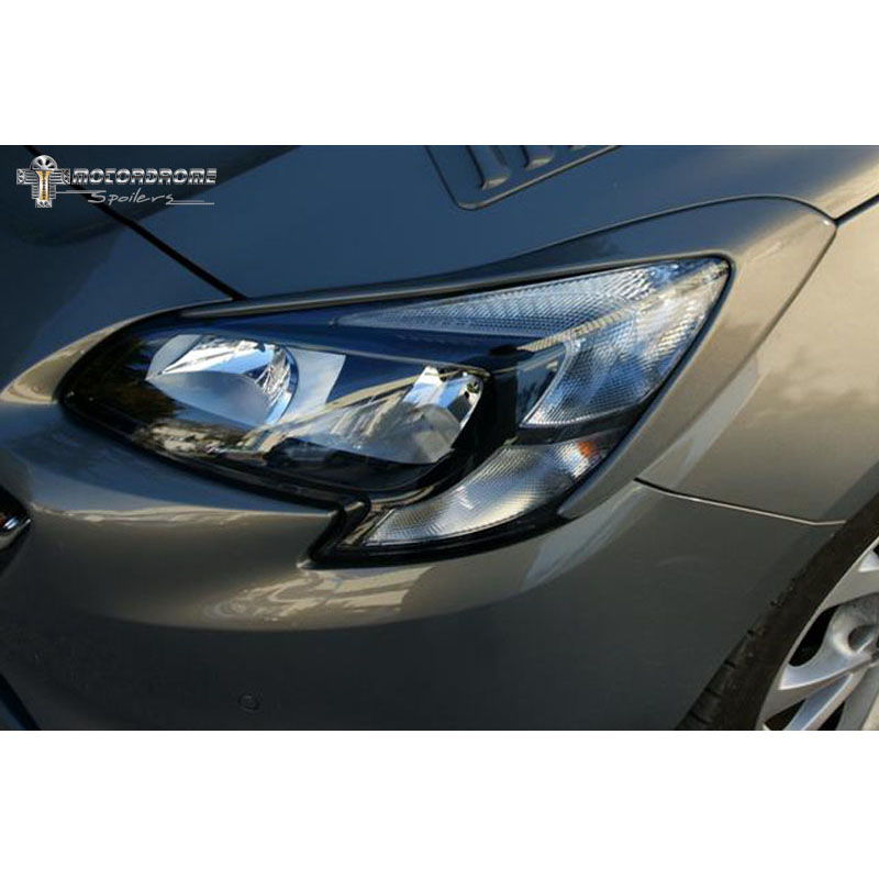 Koplampspoilers  Opel Corsa E 2014- (ABS)