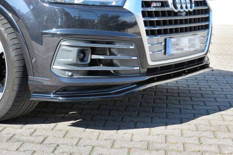Voorspoiler Audi SQ7 / S-Line Maxton Glanzend Zwart