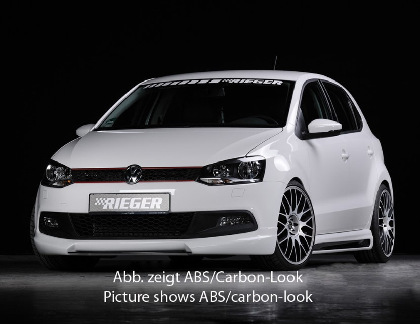 Zijskirts VW Polo 6 GTI (6R) Rieger met uitsparing