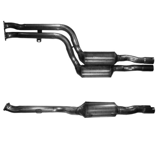 BMW 325i 2.5 E46 (underfloor cat) Magnaflow CAT Bouwjaar: 9/2000