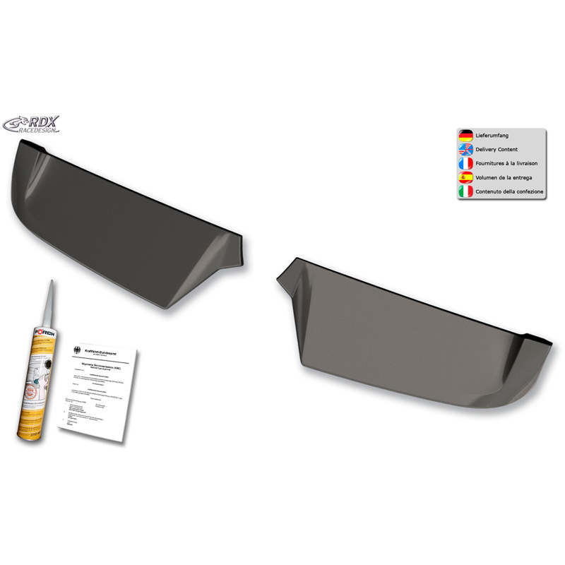 Dakspoiler  Mercedes Vito V639 & Viano W639 2003-2014 (met 2 achterdeuren) (PUR-IHS)