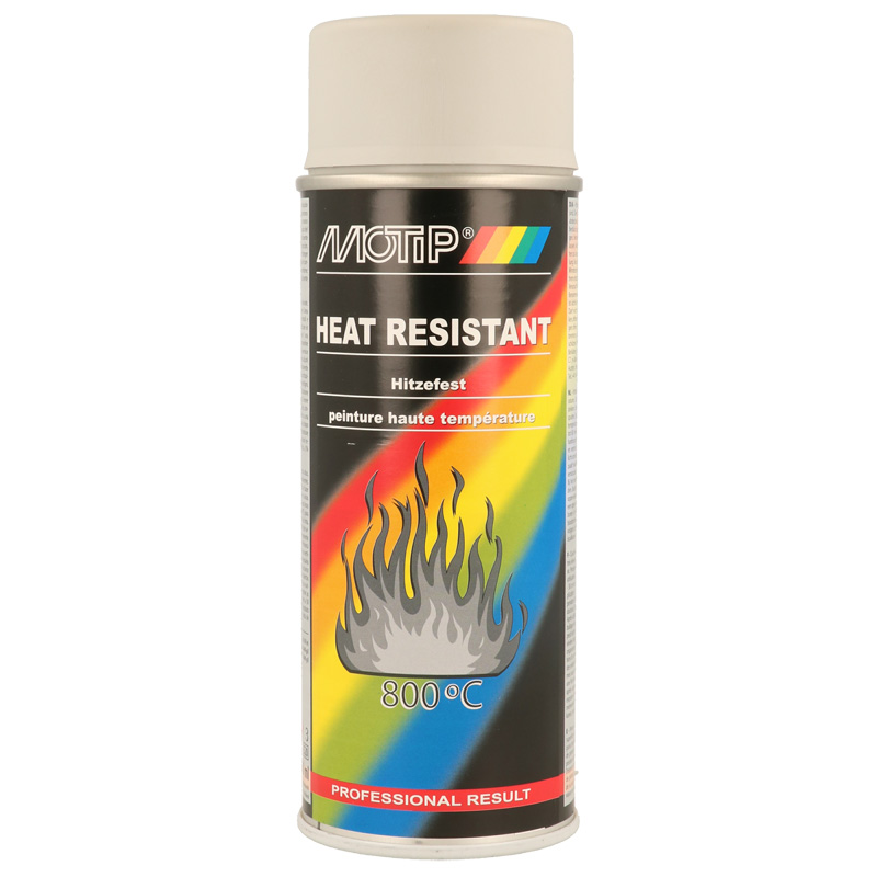 Motip Hittebestendige Lak - Grijs - 400ml