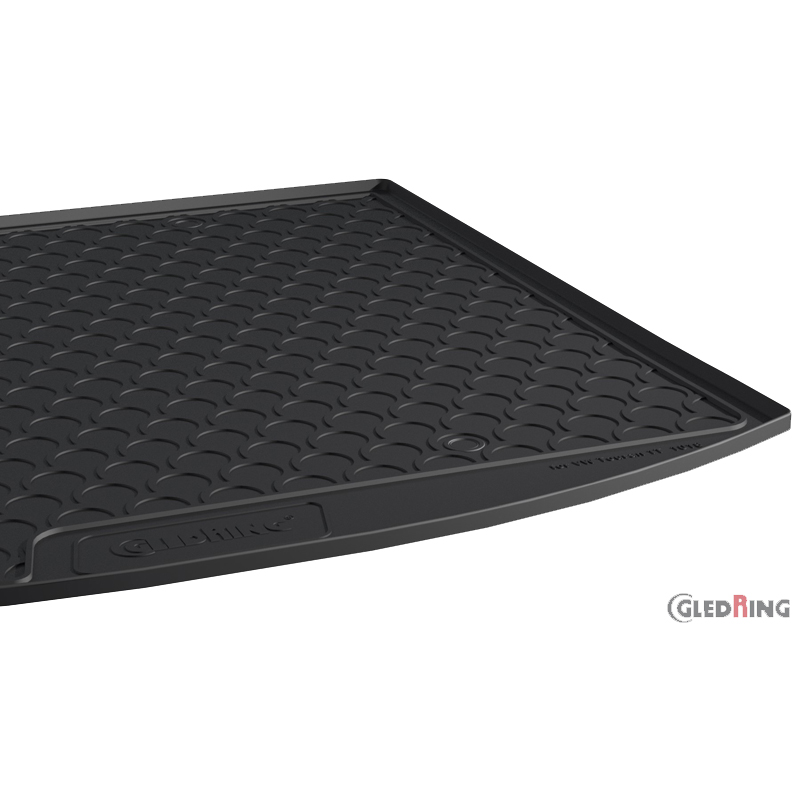 Rubbasol (Rubber) Kofferbakmat  Volkswagen Touran 2003-2015 (5-personen) (Hoge laadvloer)