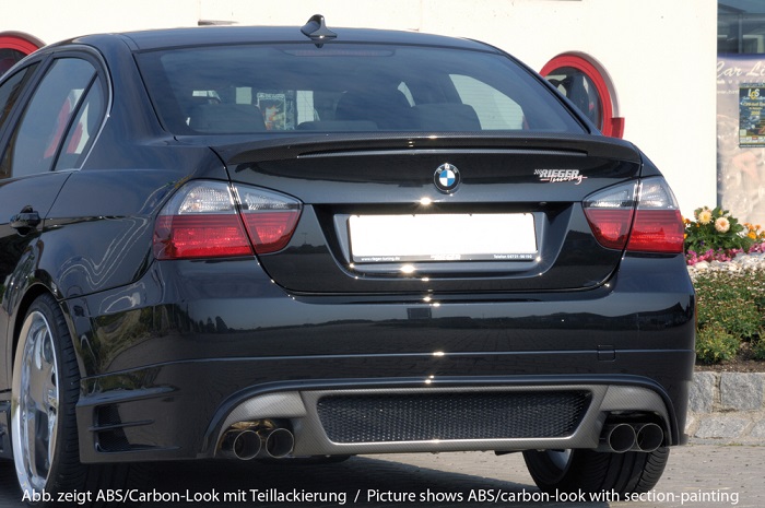 Achterbumper Diffusor BMW E90 Sedan Rieger