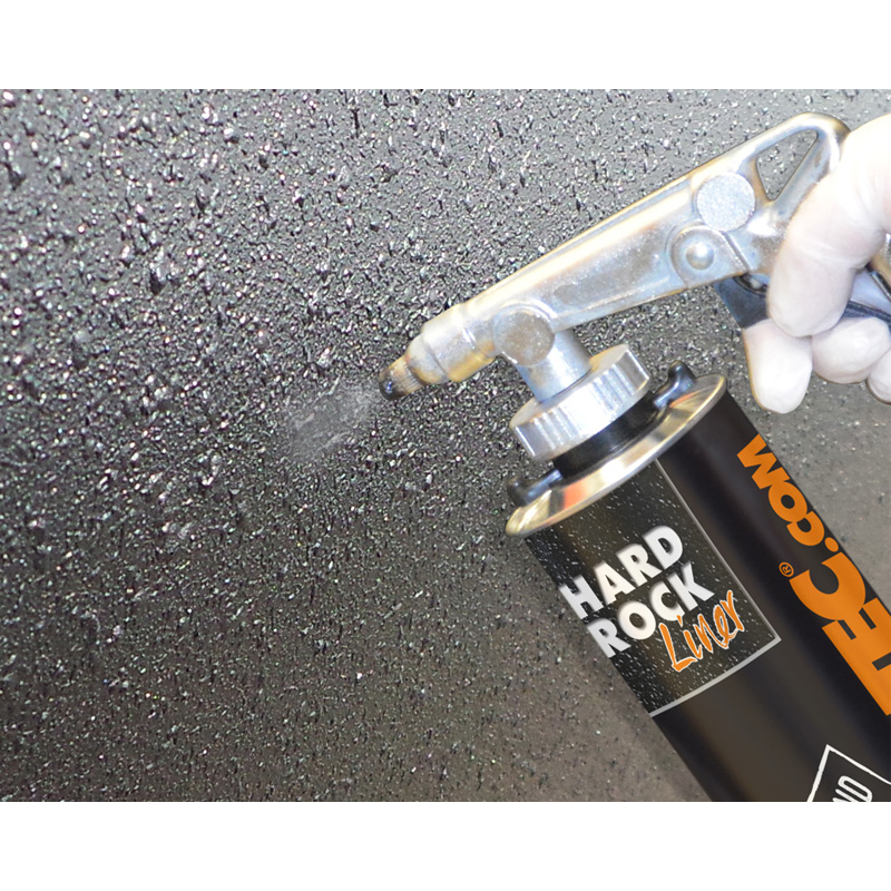 Foliatec Car Body Spray Film (Spuitfolie) - Hard Rock Line Zwart 2.5L