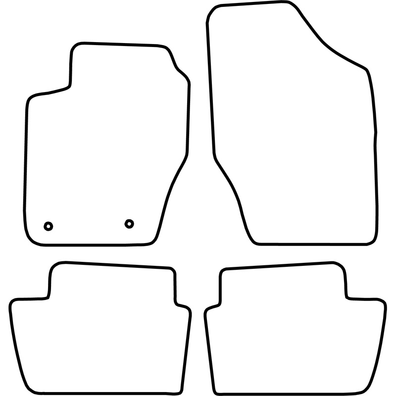 Automatten  Peugeot 307 2001-2009