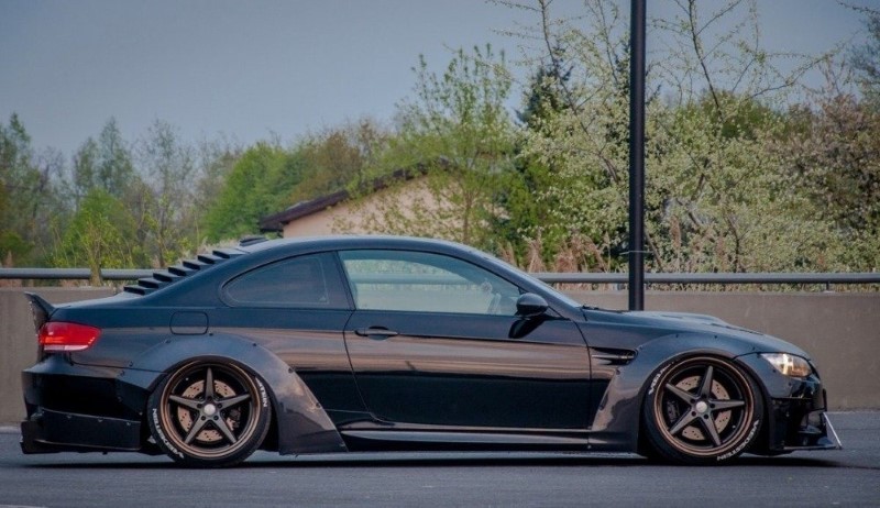 BMW M3 E92 achterruit Louver