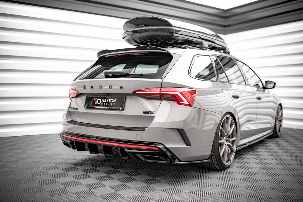 Zijdiffusers Skoda Octavia RS MK4 Maxton Glans Zwart