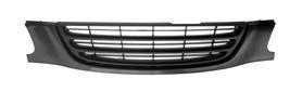 grille, zwart,-09/2000 Toyota Avensis, 1997-2003
