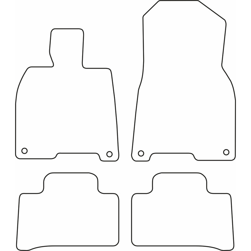 Automatten  Mercedes EQE (V295) 2022-
