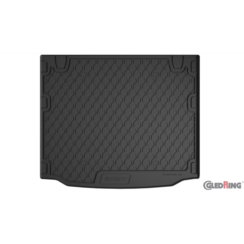 Rubbasol (Rubber) Kofferbakmat  BMW X3 (G01) 2017- (Hoge laadvloer)