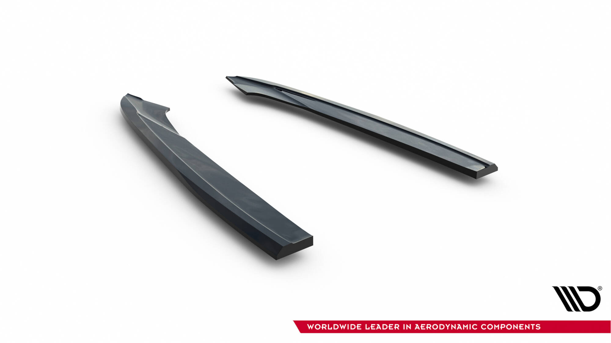 Achterzij Spoilers V.3 Audi S6 / A6 S-Line / A6 C7 FL Maxton Glanzend zwart
