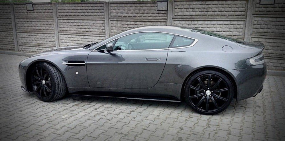 Zijskirts Aston Martin Vantage V8 2004-.. Gloss Black