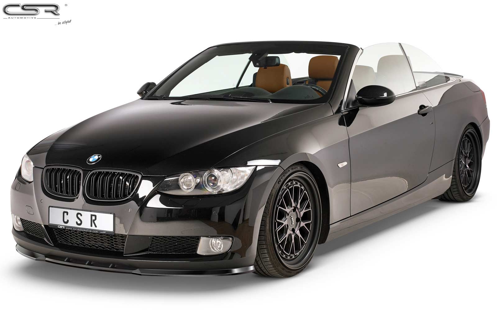 Voorspoiler BMW 3er E92 / E93 Glans Zwart – 06/2006–02/2010