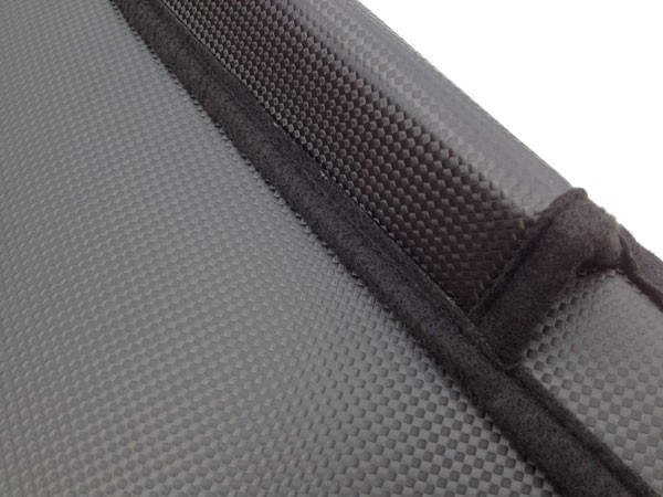 Steenslag/Auto Bra Carbon Mini Cooper Crossman 12-, zwart skai l