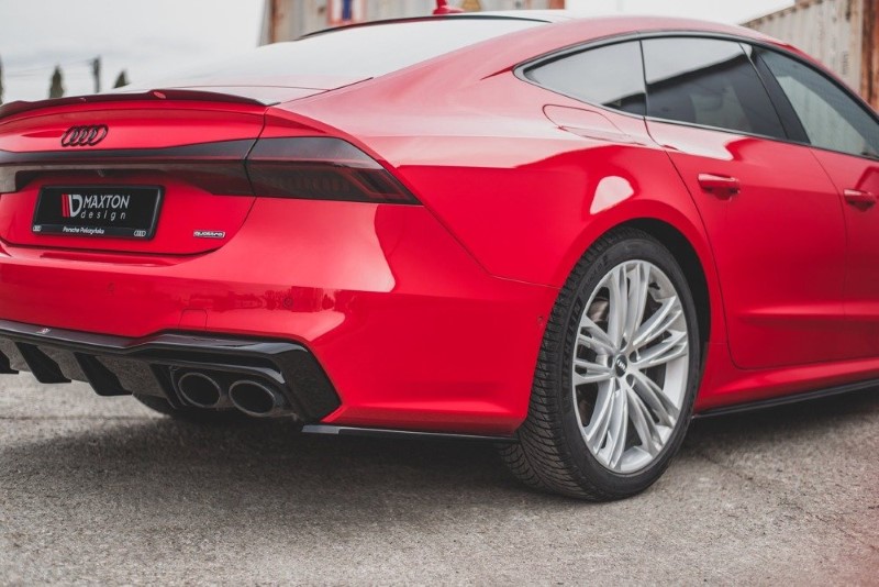 Zijdiffuser Audi A7 C8 S-Line Maxton Glanzend Zwart