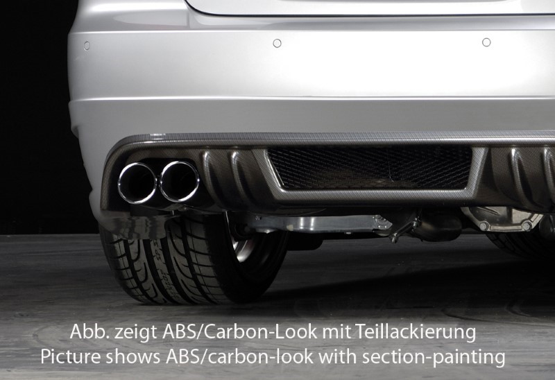 Achterbumper Diffusor Carbon BMW E92 alleen 335i Coupe Rieger