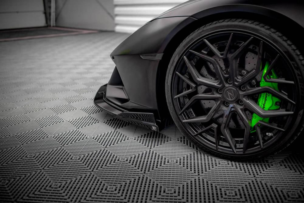 Voorspoiler Lamborghini Huracan EVO LP640 Maxton Glans Zwart
