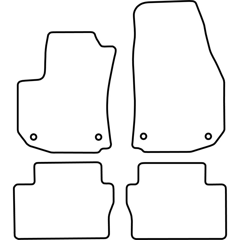 Automatten Velours  Opel Zafira B 2005-2011 (5 personen)