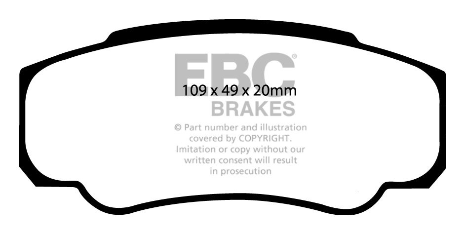 EBC Brakes FIAT BEDRIJFSWAGEN Ducato 2.3 TD 2003-2006 Remblokken