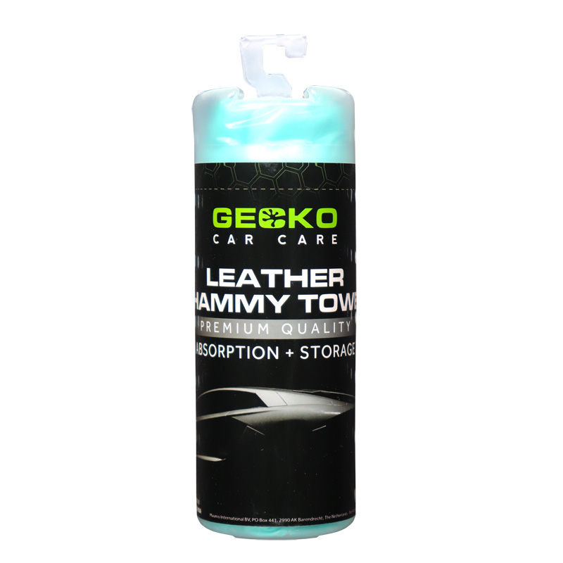 Gecko lederen absorberende handdoek 43x32cm