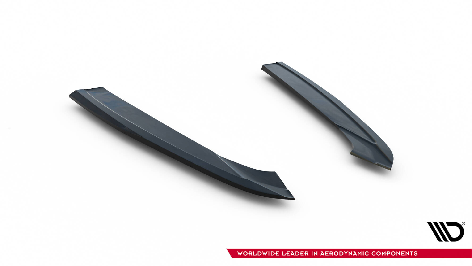 Achterzij Spoilers V.3 Audi S6 / A6 S-Line / A6 C7 FL Maxton Glanzend zwart