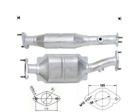 Ford MONDEO 1.8i 16V 1798 cc 92 Kw / 125 cv HE18SEFI Magnaflow C