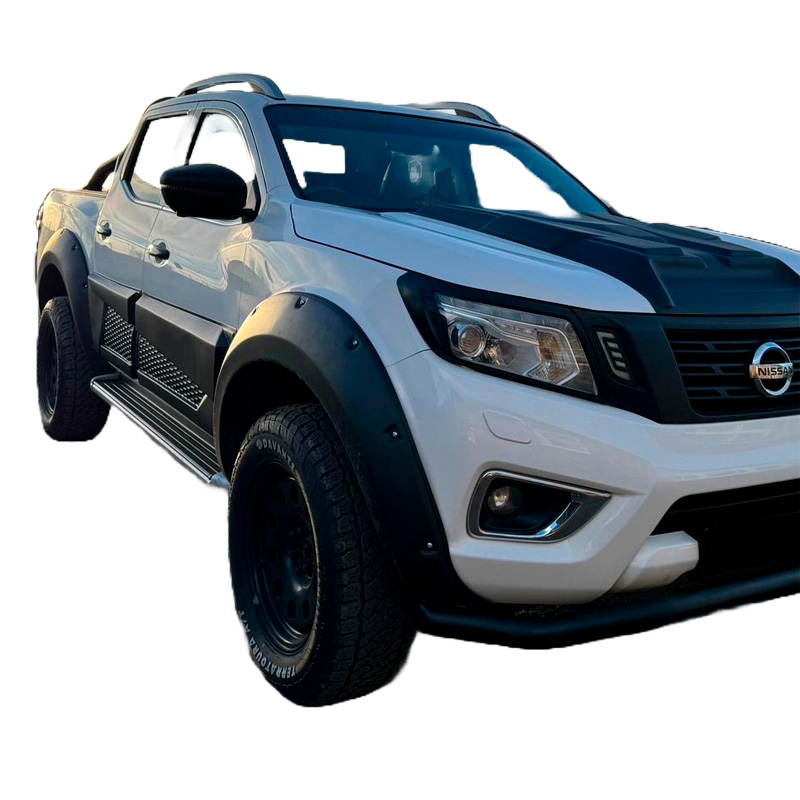 Deurpanelen  Nissan Navara NP300 (D23) 2014-2021 (Jumbo) - Matzwart