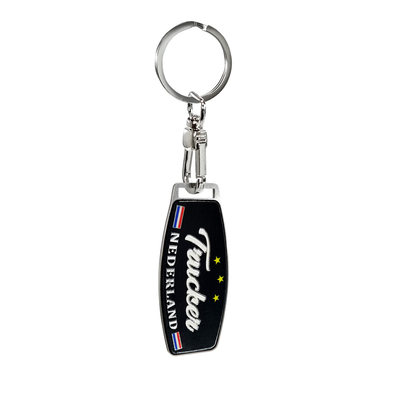 RVS sleutelhanger - Trucker/Nederland