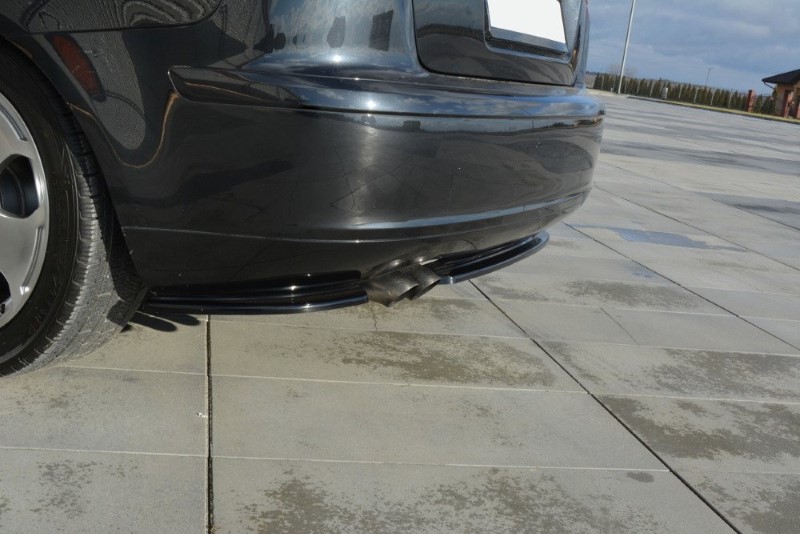 Achterzijde Splitters Audi A3 Sportback 8P / 8P Facelift glanzend zwart