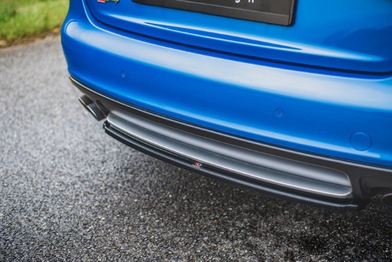 Centale Achterspoiler Audi S4 / A4 / A4 S-Line B8 Sedan Glanzend Zwart