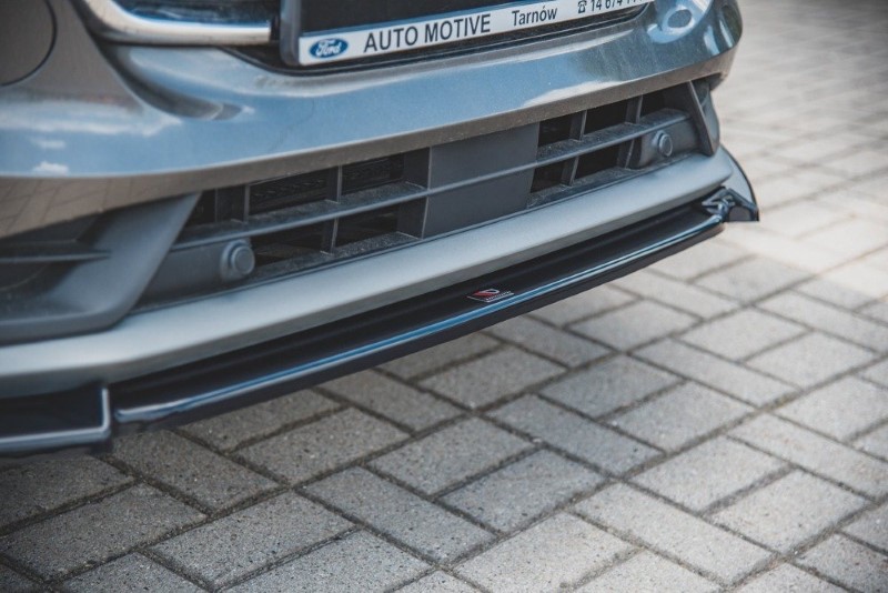 Voorspoiler Ford Puma Glanzend Zwart