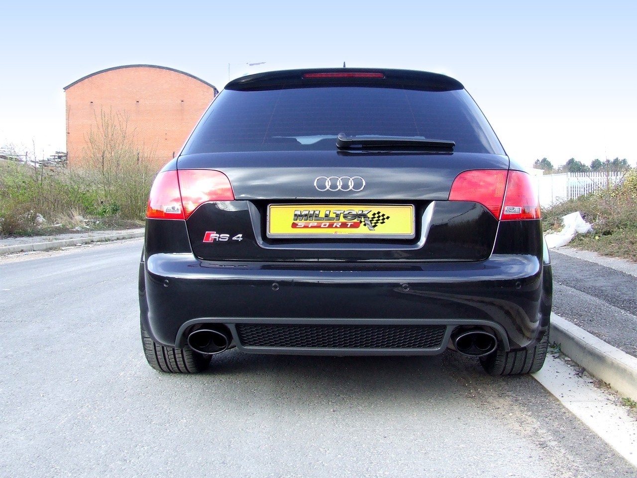 Milltek Audi RS4 B7 hi-flow sport katalysator(100 CPSI) met down