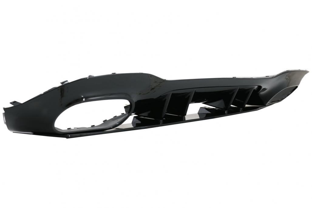 Diffusor Mercedes A klasse W177 A35 Look Glans Zwart Sierstukken