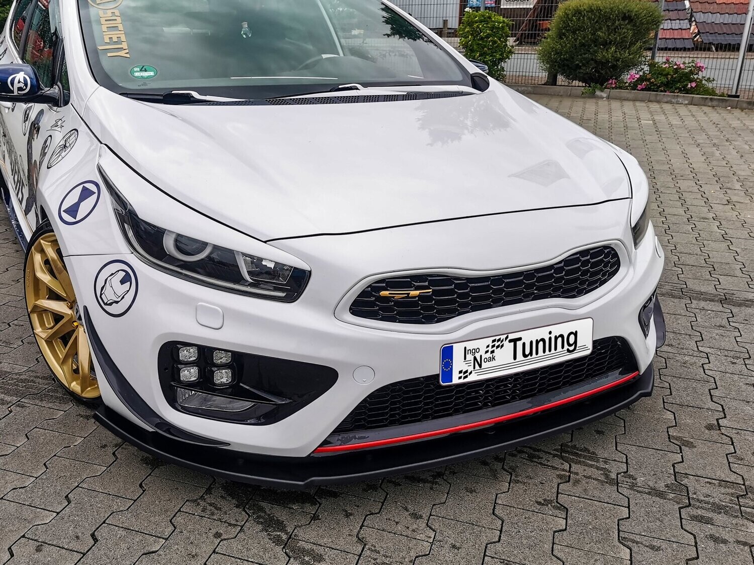 Voorspoilerlip V2 Kia Ceed GT Pro Ceed GT 2013-2018