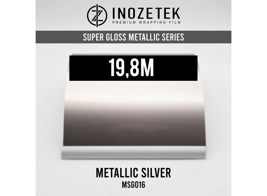 Inozetek Super Gloss Metallic Silver - MSG016 20m
