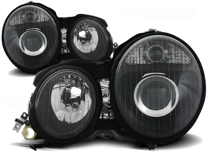 Koplampen Mercedes E-Class W210 95-98 zwart voor Xenon