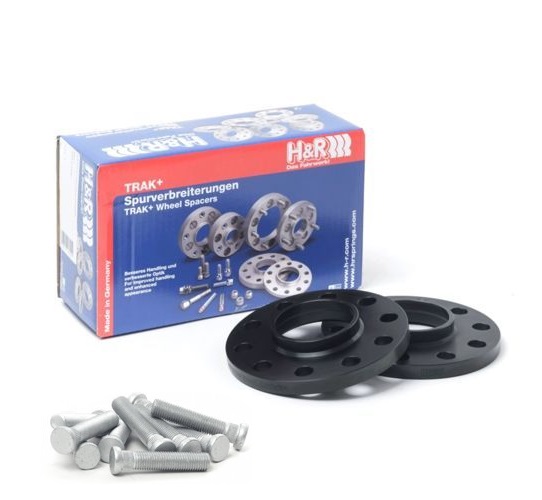 H&R DRS-Systeem Spoorverbreders 14mm 5x130 - Naaf 71,6mm - Boutmaat M14x1,5 -   Porsche - Zwart