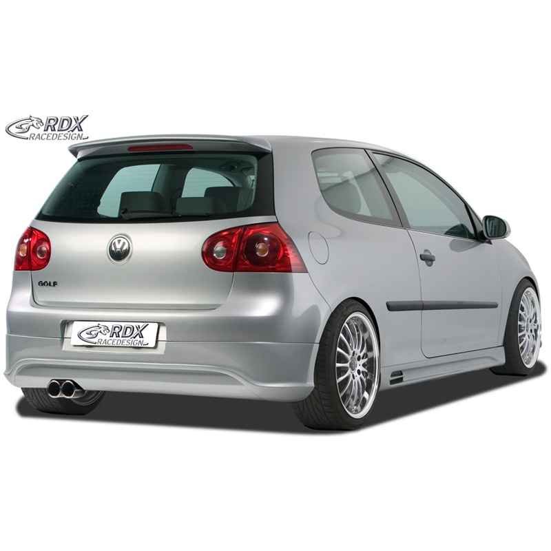 Achterskirt  Volkswagen Golf V R32 Hatchback 3/5-deurs 2003-2008 (uitlaat links) excl. Variant/Plus (ABS)