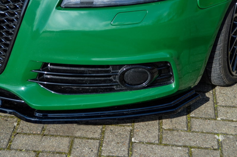 Voorspoiler Audi A3 8P S-Line FL Glans Zwart