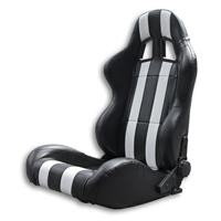 Sportstoel Racing Zwart/Grijs