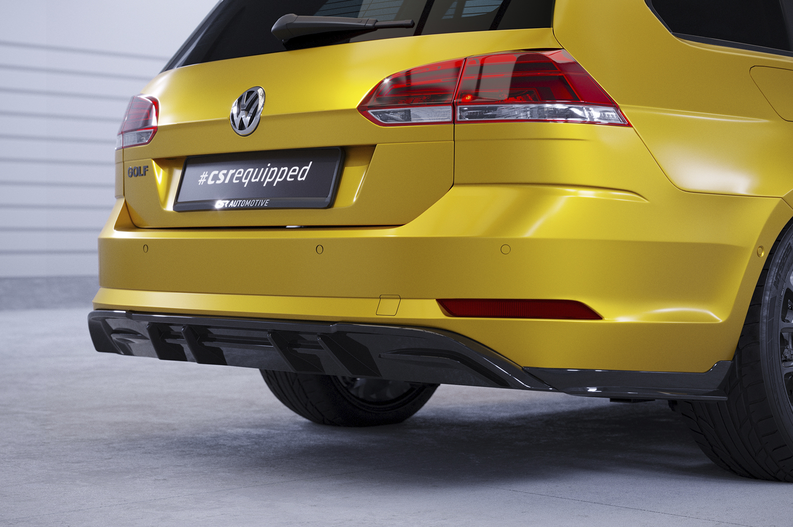 Diffuser Volkswagen Golf 7 Variant FL CSR Glans Zwart