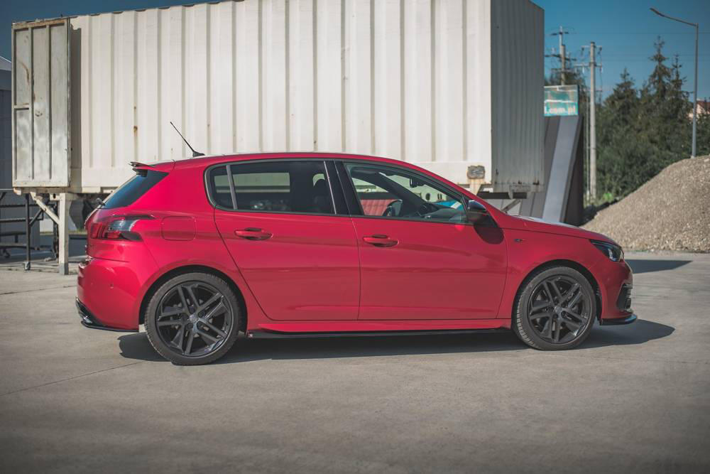 Spoiler Cap Peugeot 308 GT MK2 Facelift 18-.. Glans Zwart