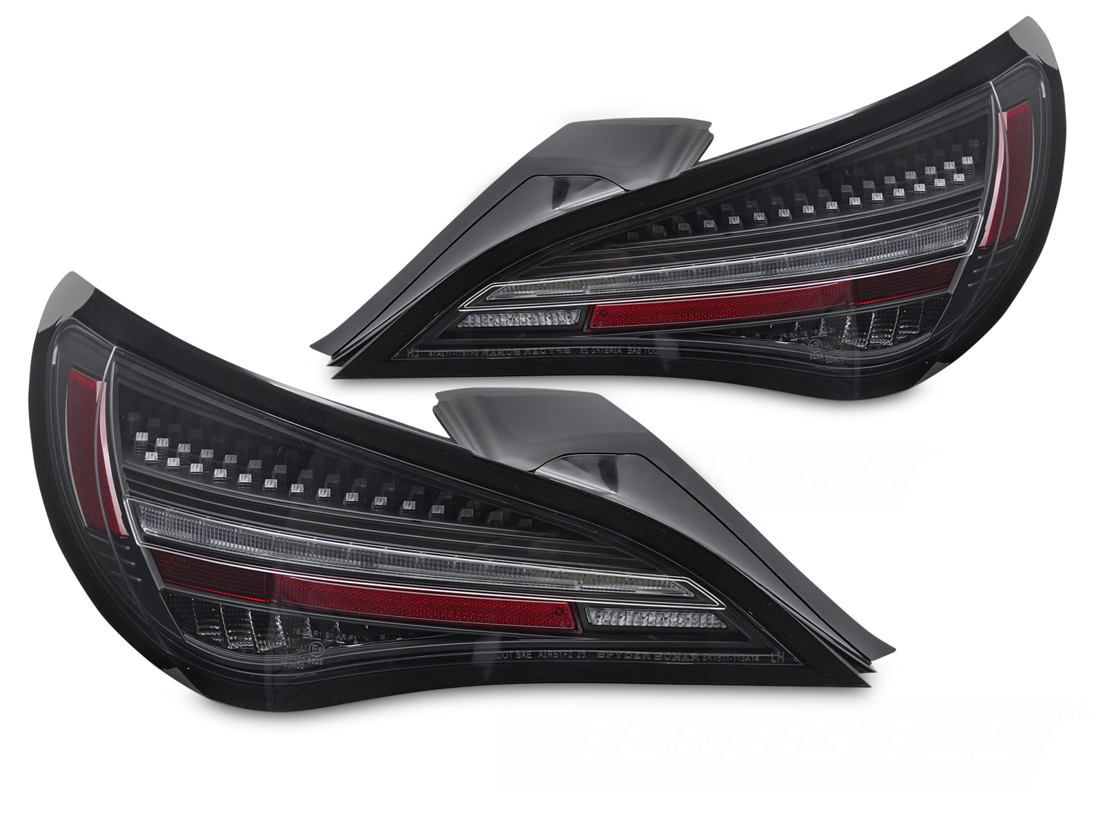 Achterlichten Mercedes Benz CLA C117 13-16 OE Lampen Zwart