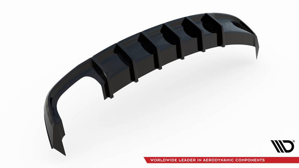Achter Diffuser Audi A5 S-line Coupe / Sportback 8t Facelift (Single Side Dual Exhaust Version)